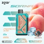 zgar sorna bost 50000 puffs peach ice