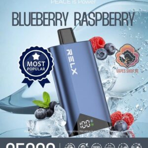 RELX Peace 25k puffs 20MG Disposable Vape in Dubai Blueberry Raspberry