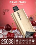 RELX Peace 25k puffs 20MG Disposable Vape in Dubai Cherry Ice