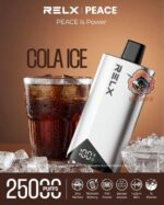 RELX Peace 25k puffs 20MG Disposable Vape in Dubai Cola Ice