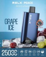 RELX Peace 25k puffs 20MG Disposable Vape in Dubai Grape Ice