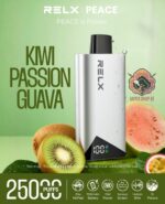 RELX Peace 25k puffs 20MG Disposable Vape in Dubai Kiwi Passion Guava
