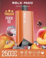 RELX Peace 25k puffs 20MG Disposable Vape in Dubai Peach Ice