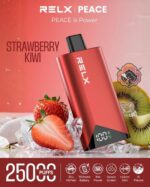 RELX Peace 25k puffs 20MG Disposable Vape in Dubai Strawberry Kiwi