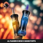 al fakher e hose x 60000 puffs crown bar hookah disposable vape in dubai uae