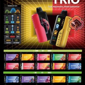 elfbar trio up to 40000 puffs 50mg