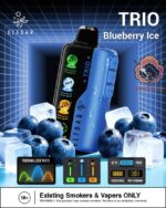 elfbar trio up to 40000 puffs 50mg blueberry ice