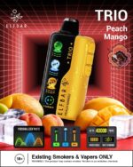 elfbar trio up to 40000 puffs 50mg peach mango