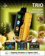 elfbar trio up to 40000 puffs 50mg pineapple passion fruit guava