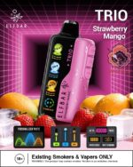 elfbar trio up to 40000 puffs 50mg strawberry mango