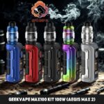 geekvape max100 kit 100w aegis max 2 with z subohm 2021tank atomizer 5ml