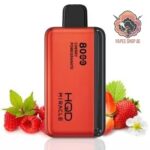 hqd miracle 8000 puffs strawberry raspberry disposable pod vape