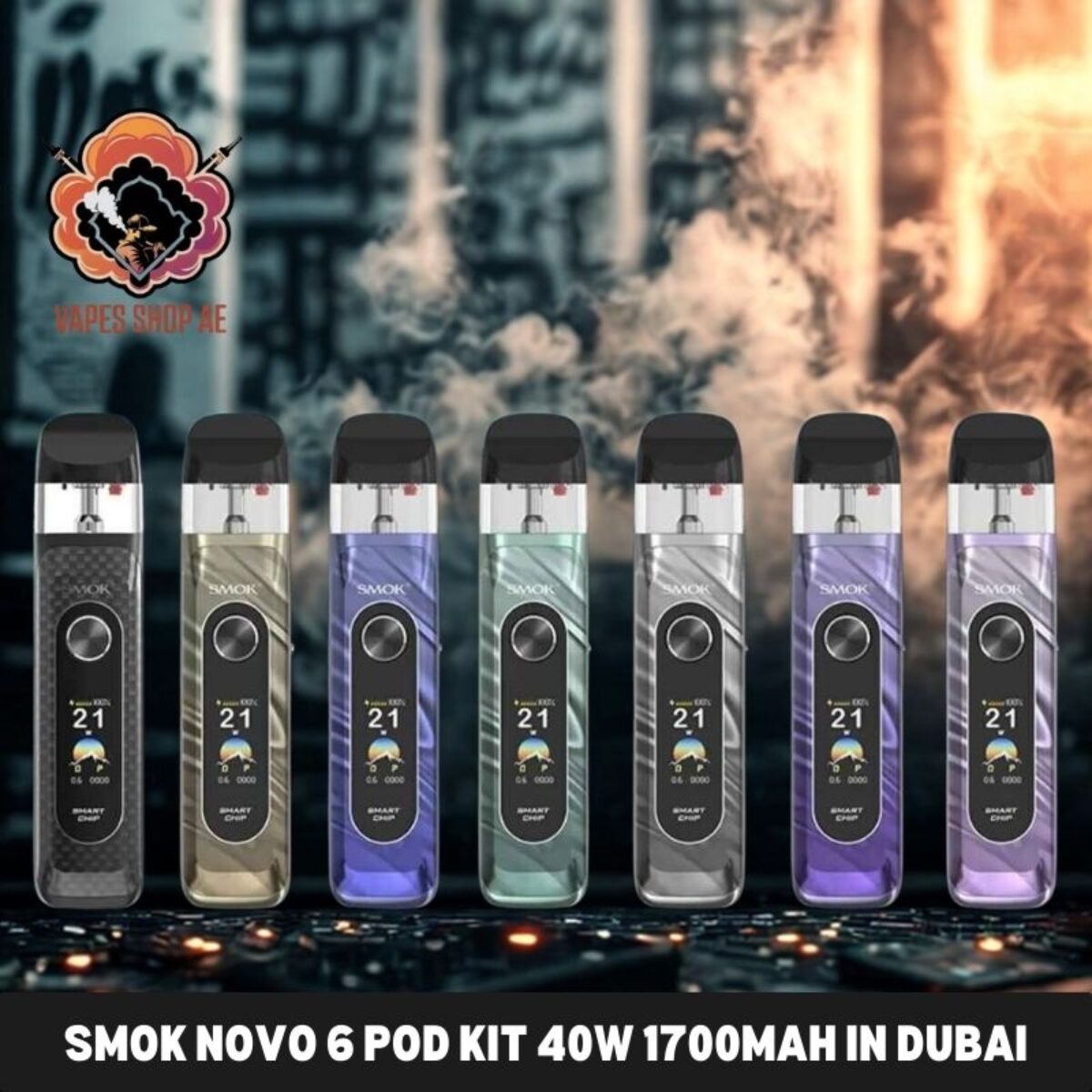 SMOK Novo 6 Pod Kit 40W 1700mAh  Buy | Vaps Shop AE