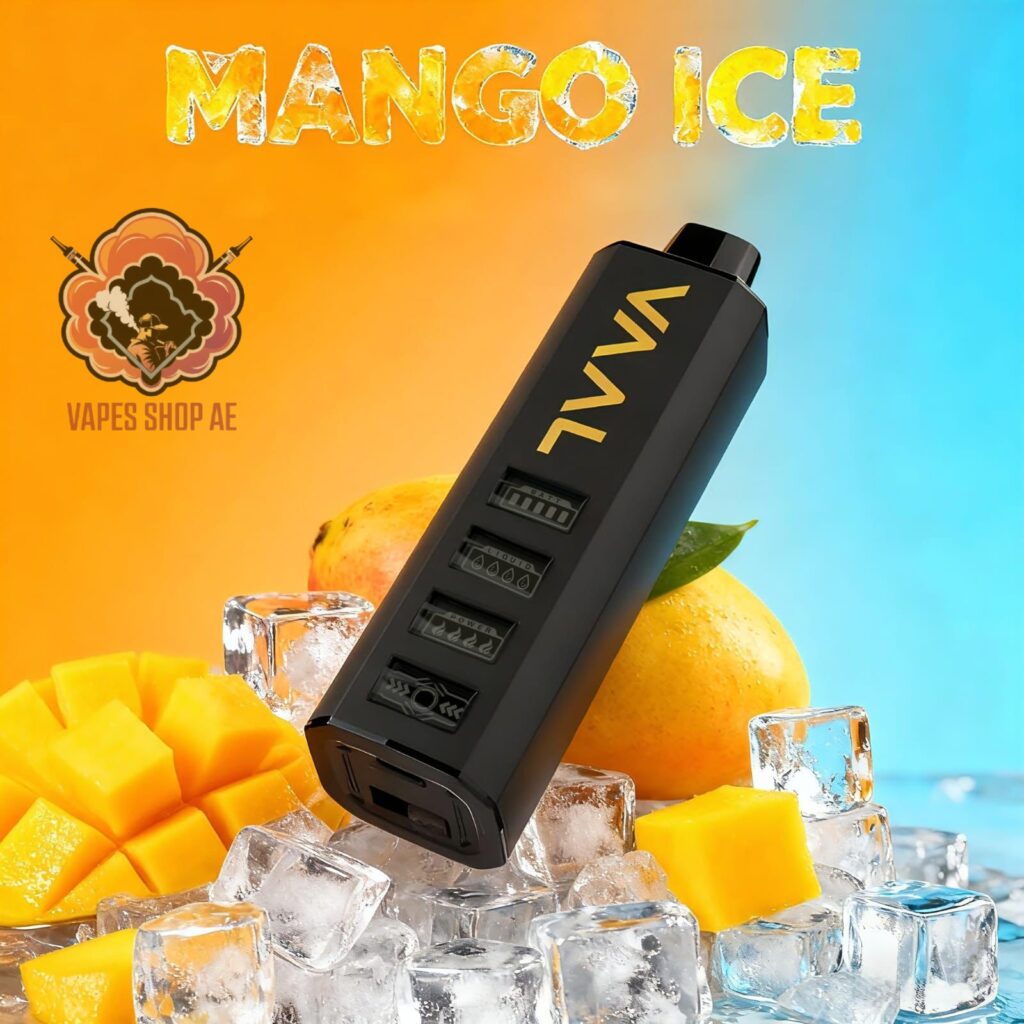 vaal cyber shisha dtl 50000 puffs 5mg mango ice