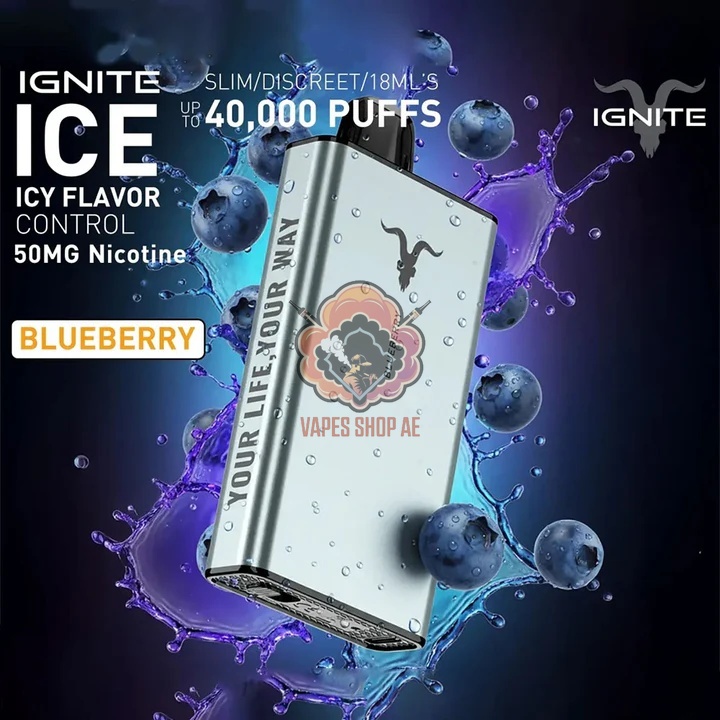 IGNITE ICE Disposable 40K Puffs Blueberry Ice
