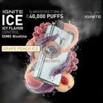 IGNITE ICE Disposable 40K Puffs Grape Peach Ice