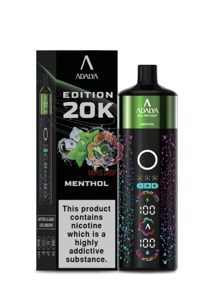 adalya edition 20k 20000 puffs menthol