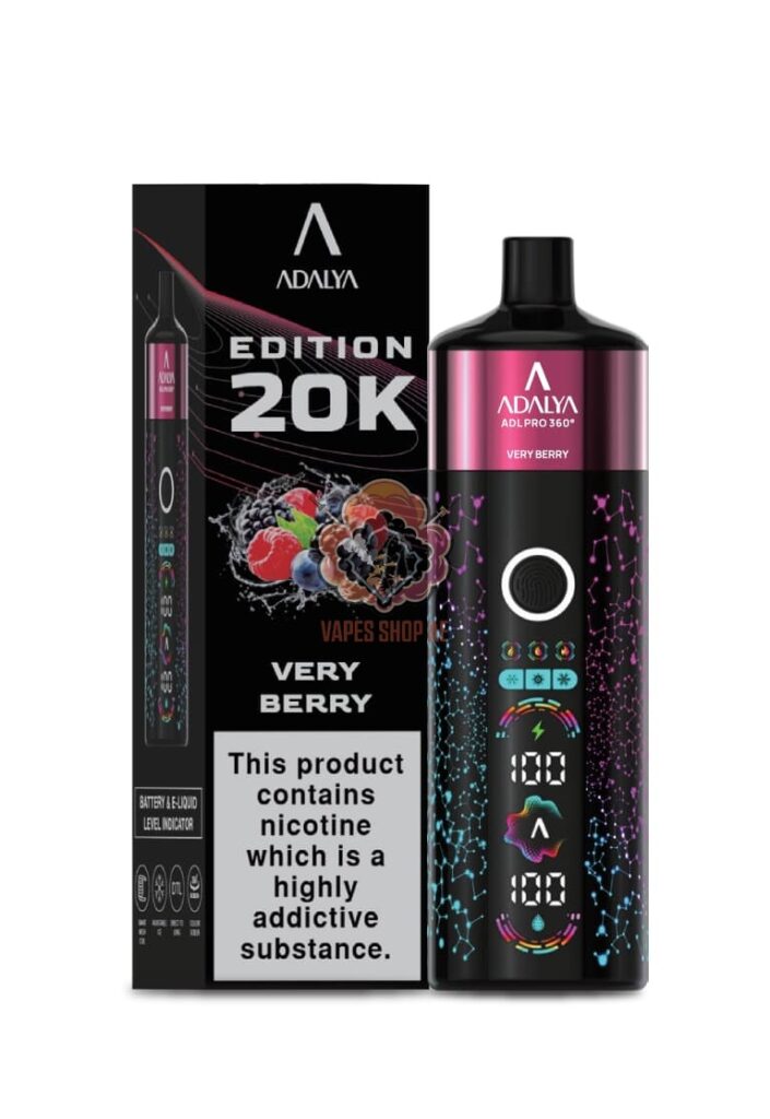 adalya edition 20k 20000 puffs very berry