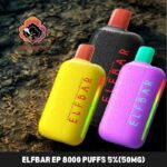 Elfbar ep 8000 Puffs 5%(50mg)