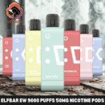 elfbar ew 9000 puffs 50mg nicotine pods without battery pack