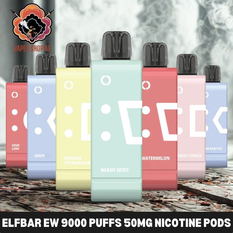 elfbar ew 9000 puffs 50mg nicotine pods without battery pack