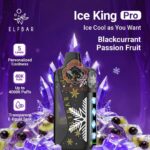 elfbar ice king pro up to 40000 puffs blackcurrant passion fruit