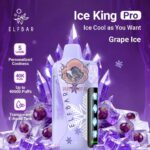 elfbar ice king pro up to 40000 puffs grape ice