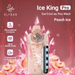 elfbar ice king pro up to 40000 puffs peach ice