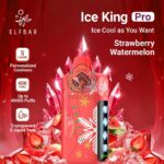 elfbar ice king pro up to 40000 puffs strawberry watermelon