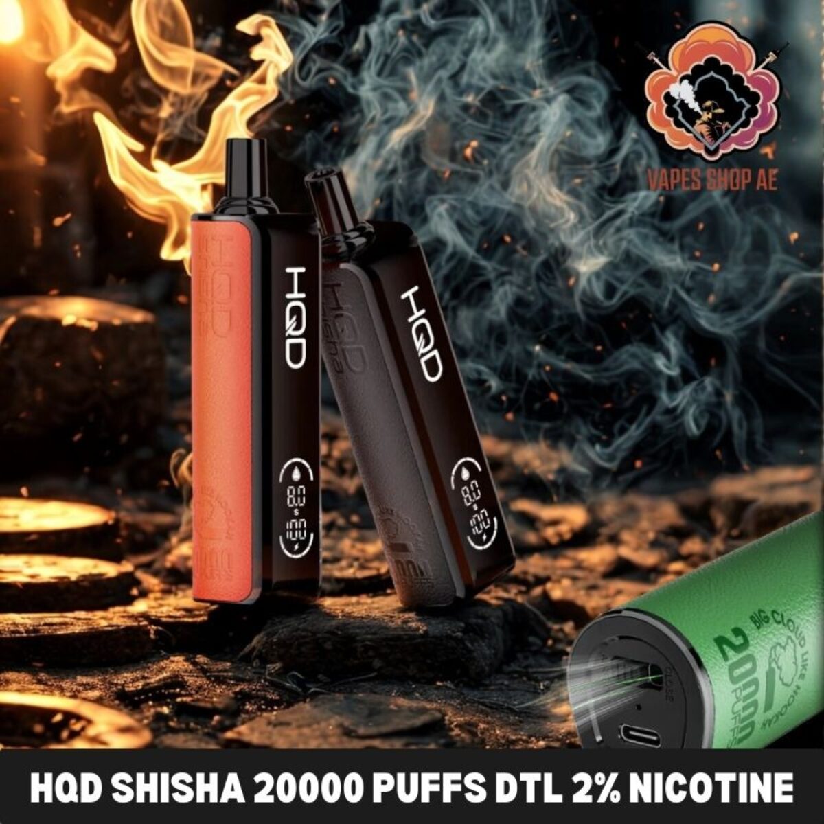 Best HQD Shisha 20000 Puffs DTL 2% Disposable Vape Review