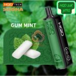 hqd shisha 20000 puffs dtl 3mg gum mint