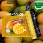hqd shisha 20000 puffs dtl 3mg mango ice