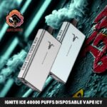 ignite ice 40000 puffs disposable vape icy flavor control in the uae