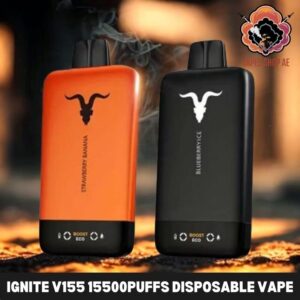 ignite v155 15500puffs disposable vape ultra slim pod kit in the uae