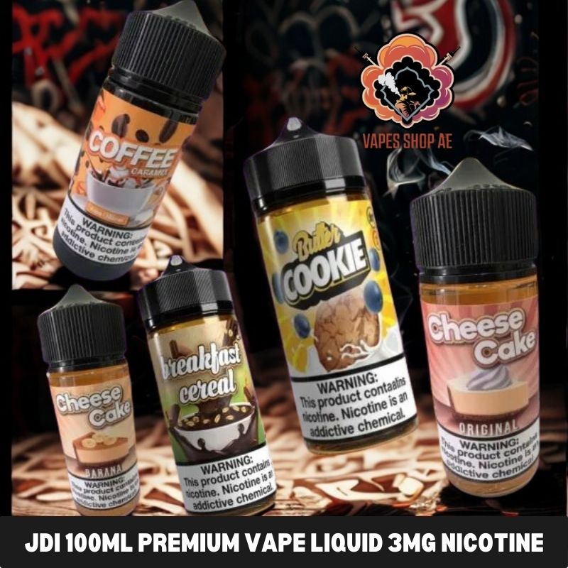 jdi 100ml premium vape liquid 3mg nicotine in the uae