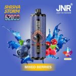 jnr shisha storm 52000 puffs disposable vape 2 dtl in the uae mixed berries 2
