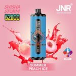 jnr shisha storm 52000 puffs disposable vape 2 dtl in the uae summer peach ice 2