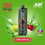 jnr shisha storm 52000 puffs disposable vape 2 dtl in the uae two apple 2