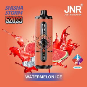 jnr shisha storm 52000 puffs disposable vape 2 dtl in the uae watemelon ice 2