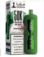 mazaya cloud aura 50000 puffs disposable vape 6mg in the uae grape mint