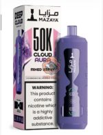 mazaya cloud aura 50000 puffs disposable vape 6mg in the uae mixed berry