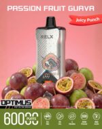 relx optimus up to 60000 puffs 50mg passion fruit guava