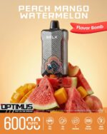 relx optimus up to 60000 puffs 50mg peach mango watermelon