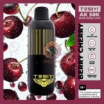tesiyi ak 50000 puffs disposable vape 50mg in the uae berry cherry