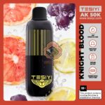 tesiyi ak 50000 puffs disposable vape 50mg in the uae knight blood