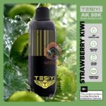 tesiyi ak 50000 puffs disposable vape 50mg in the uae strawberry kiwi