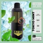 tesiyi ak 50000 puffs disposable vape 50mg in the uae tokyo mint
