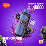 vozol gear hookah 40000 puffs blackcurrant ice