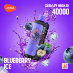 vozol gear hookah 40000 puffs blueberry ice