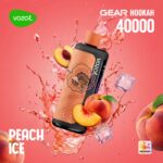 vozol gear hookah 40000 puffs peach ice